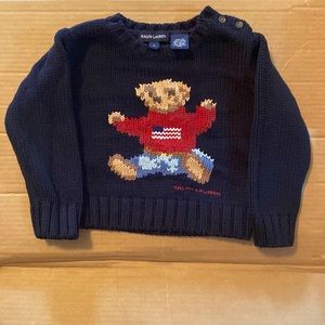 Baby size 2T Original Ralph Lauren teddy bear sweater in Excellent condition.
